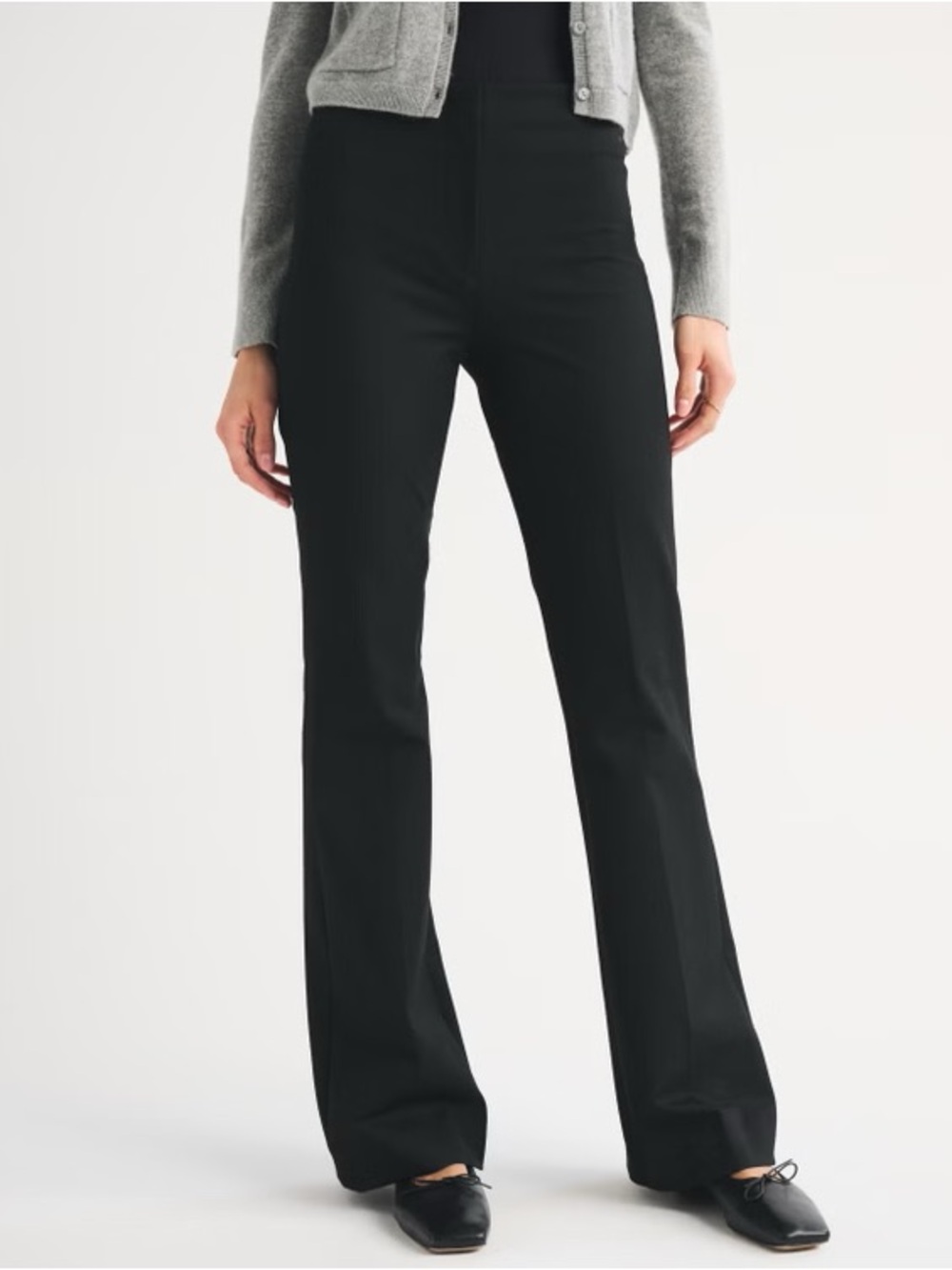 A&F Women’s Forme Bootcut Pant (Black, 27 Long)